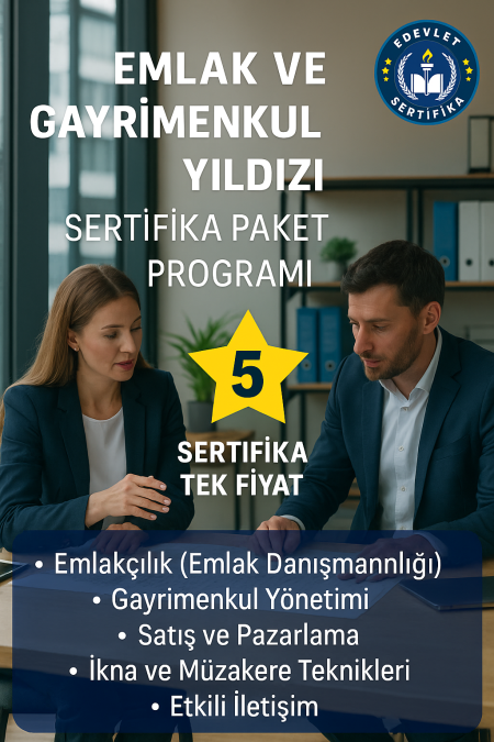 Emlak ve Gayrimenkul Yıldızı Sertifika Paket Programı 509