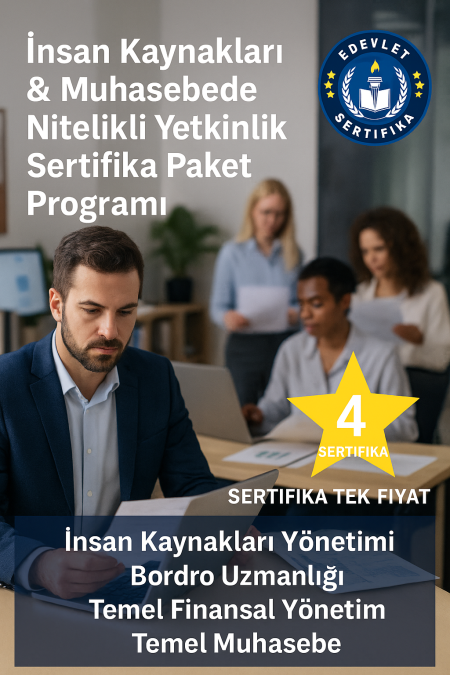 İnsan Kaynakları & Muhasebede Nitelikli Yetkinlik Sertifika Paket Programı 67