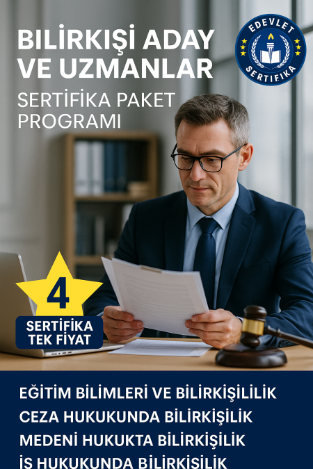 Bilirkişi Aday ve Uzmanlar Sertifika Paket Programı 114